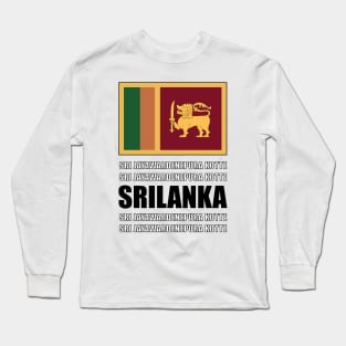 Flag of Sri Lanka Long Sleeve T-Shirt